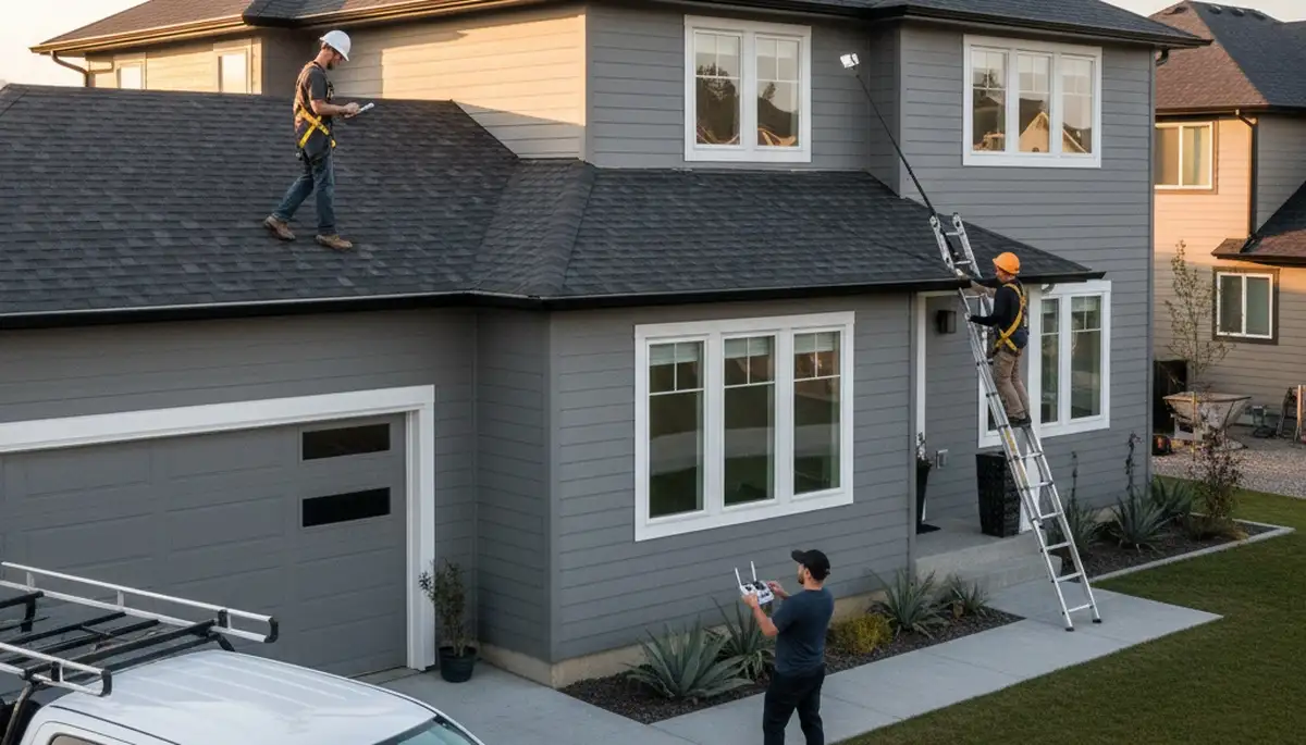 Professional roof inspection and vinyl siding service in Oklahoma City, OK by Next Level Exteriors