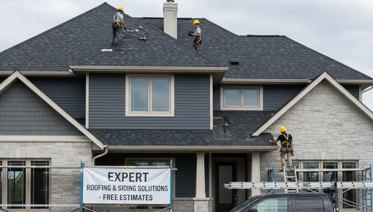 Vinyl siding installation on home exterior in Oklahoma City, OK by Next Level Exteriors