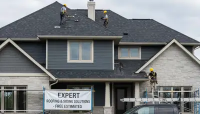 Vinyl siding installation on home exterior in Oklahoma City, OK by Next Level Exteriors