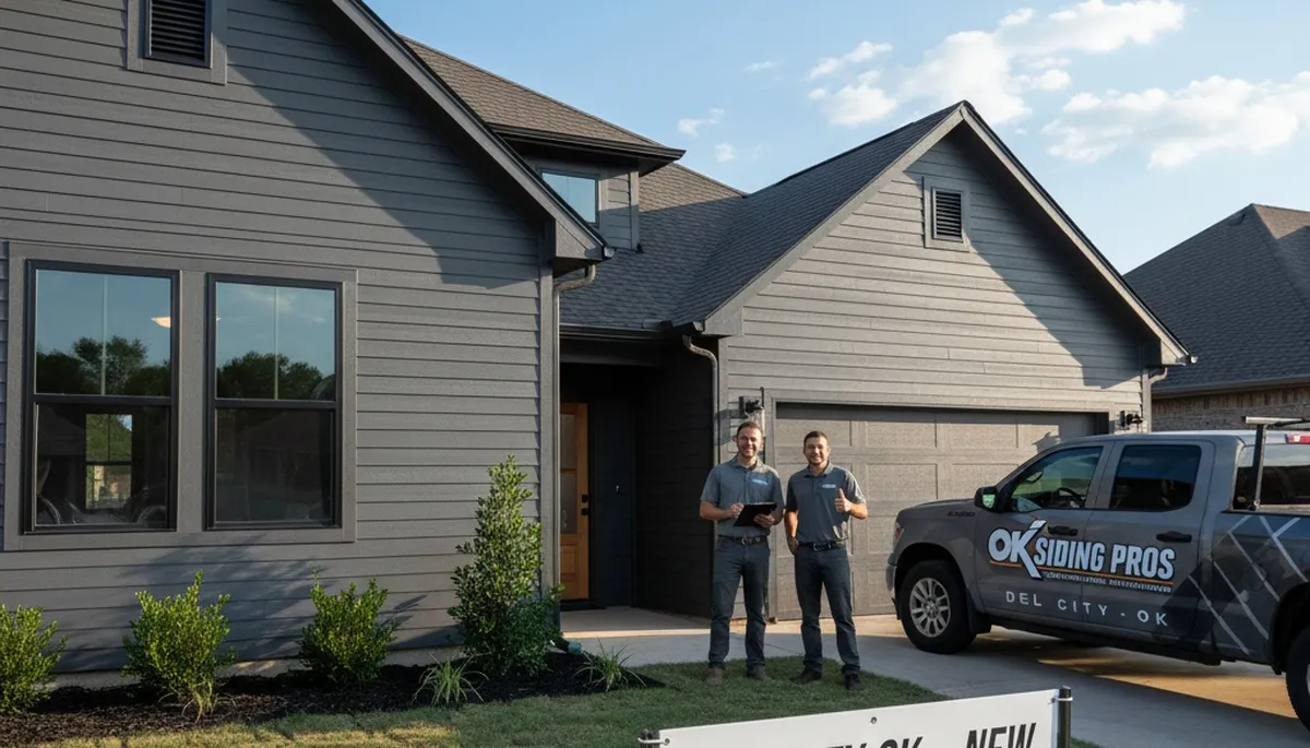 Professional vinyl siding installation in Oklahoma City OK home exterior upgrade