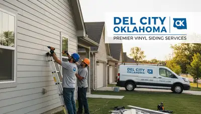 Professional vinyl siding installation on home exterior in Oklahoma City OK