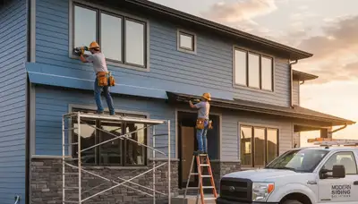 Vinyl siding installation in Oklahoma City, OK by Next Level Exteriors