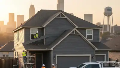 Professional vinyl siding installation in Oklahoma City OK home exterior upgrade