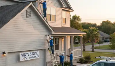 Professional vinyl siding installation in Oklahoma City OK home exterior upgrade