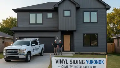 Professional vinyl siding installation on home exterior in Oklahoma City, OK