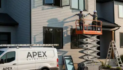Professional vinyl siding and window repair home exterior in Oklahoma City, OK