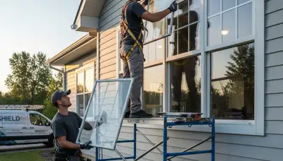 Vinyl siding installation on a home in Oklahoma City, OK by Next Level Exteriors